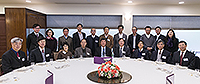 Members of the CAS academicians’ delegation pose for a group photo in the luncheon with Prof. Joseph Sung (middle at the front), Vice-Chancellor of CUHK